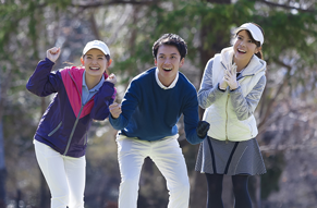 時間を選んで、キャディ業務スタート!